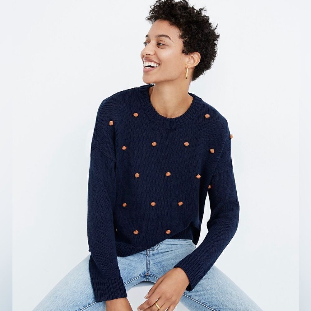 Madewell Wellesley bobble pullover sweater